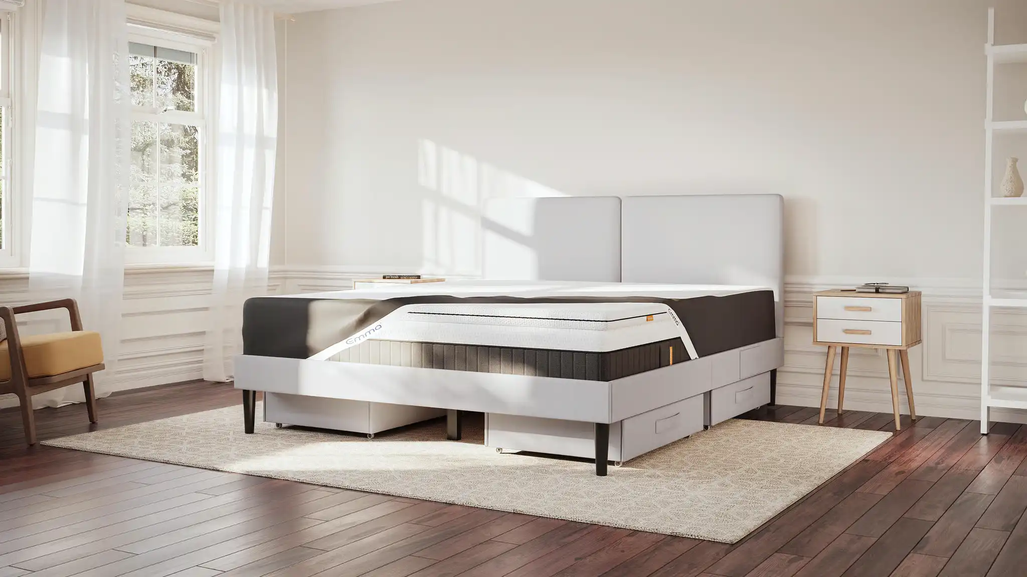 Emma mattress designed for balanced comfort and responsive sleep support