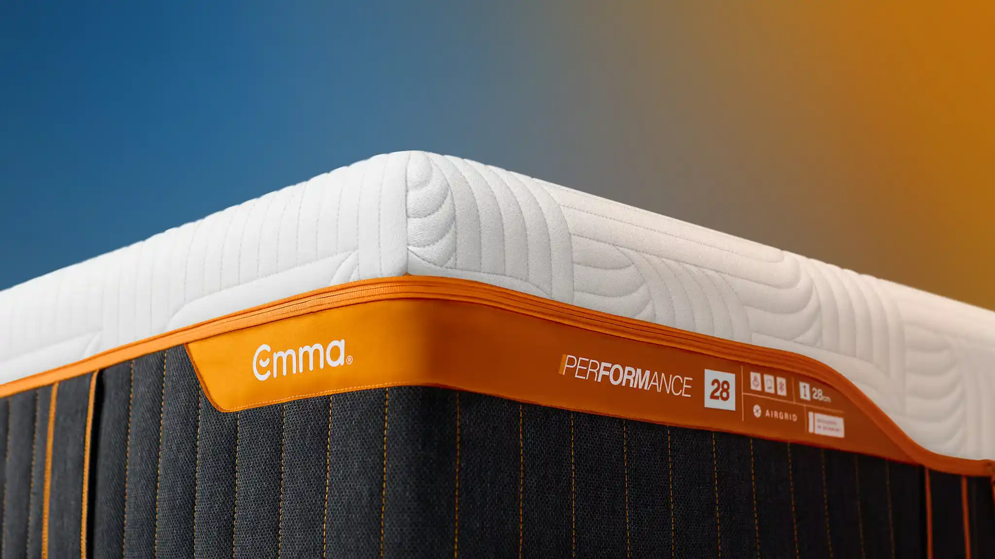 Inviting bedroom featuring an Emma mattress and comfortable sleep environment